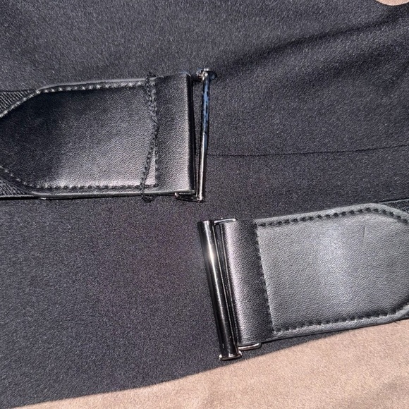 CONNECTED APPAREL Asymmetrical Sheath Dress - Black/Tan 16W - Picture 10 of 13